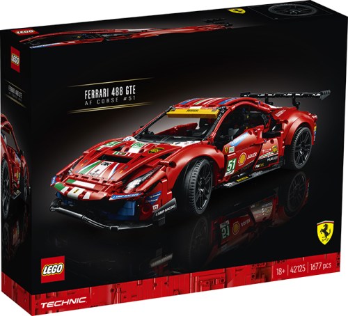 LEGO 42125 Technic Ferrari 488 gte af corse #51